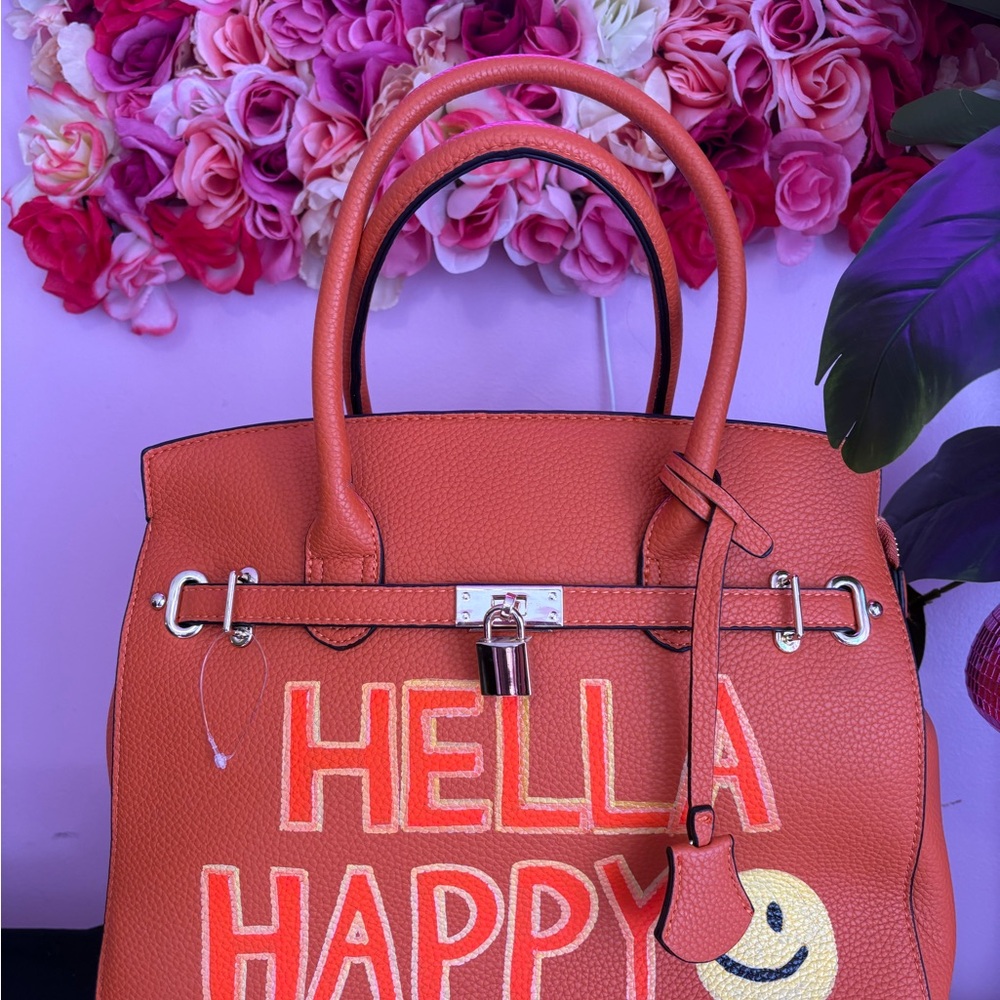 Hella Happy Orange Handbag